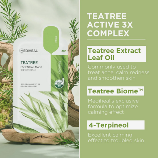 MEDIHEAL TEA TREE ESSENTIAL MASK (1PC) - Trouble-Tamer